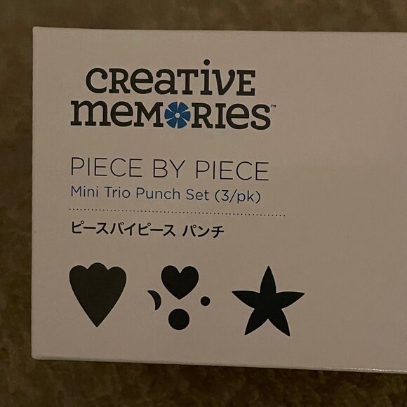 Creative Memories Piece by Piece Mini Trio Punch Set - Picture 1 of 2